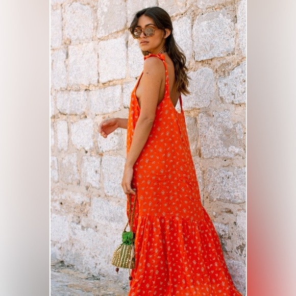 OOTO England ASHLEY Midi Slip Dress (2) - Picture 8 of 9